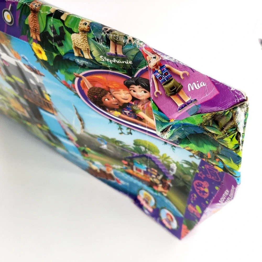 LEGO FRIENDS: Alpaca Mountain Jungle Rescue 41432 DAMAGED CRUSHED BOX New Sealed
